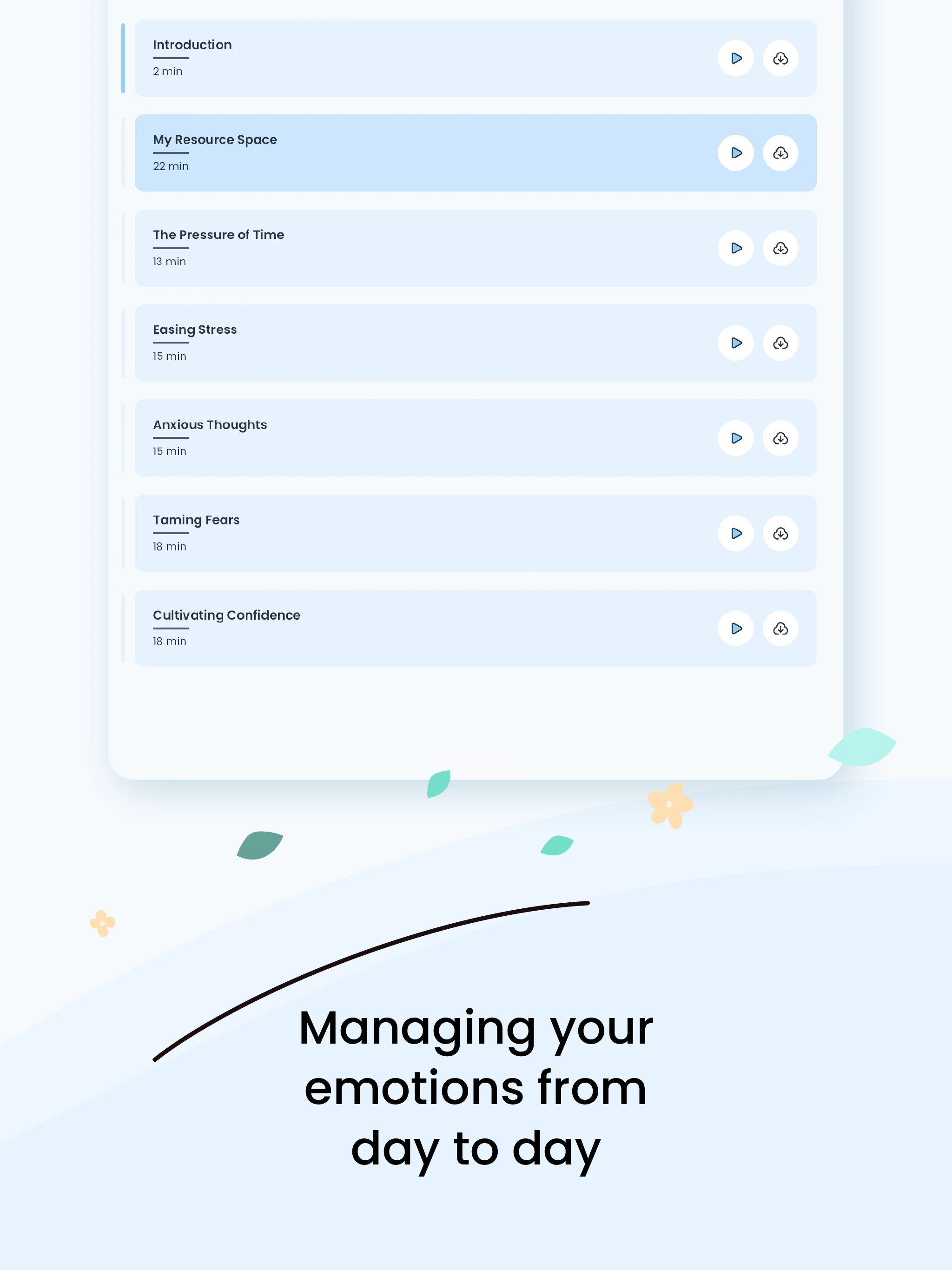 MeditBe: Mindfullness & Sleep screenshot